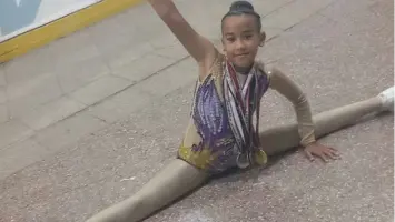 اللاعبة الصاعدة ثراء كرم بدرة تتألق وتحصد فضية بطولة الجمهورية للجمباز الإيقاعي