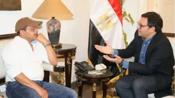 تفاصيل لقاء الفنان محمد هنيدي مع وزير الثقافة