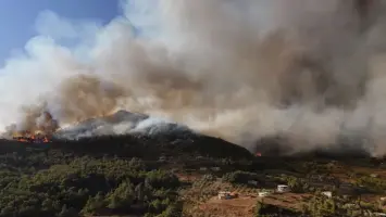 اندلاع حرائق ضخمة في غابات الساحل السوري.. السلطات تنشب صفارة الإنذار