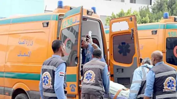 إصابة 6 أشخاص في تصادم «ربع نقل» بـ ميكروباص في الفيوم