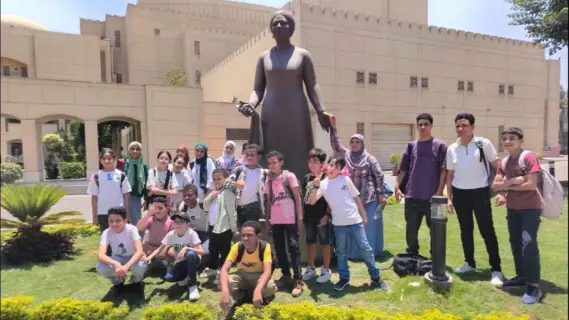 "الفن الجميل" يصطحب الأطفال في جولة بدار الأوبرا المصرية