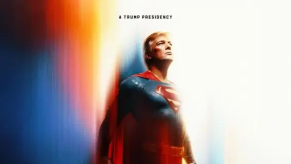 ترامب سوبرمان.. منشور جديد من "البيت الأبيض" يثير الجدل