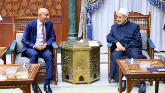 شيخ الأزهر يستقبل وزير التربية والتعليم بمقر المشيخة