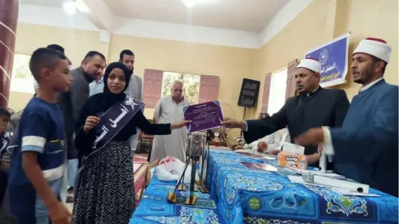 تكريم حفظة القرآن الكريم بدار أنس بن مالك بعزبة أبو جغيفة في القصاصين