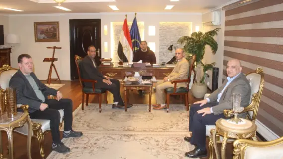 ضرائب القليوبية تقدم التهنئة لمدير الأمن بمناسبة أعياد الشرطة