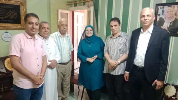 المهندس أحمد جميل رضوان يشارك في وفد زيارة مساعد وزير الصحة