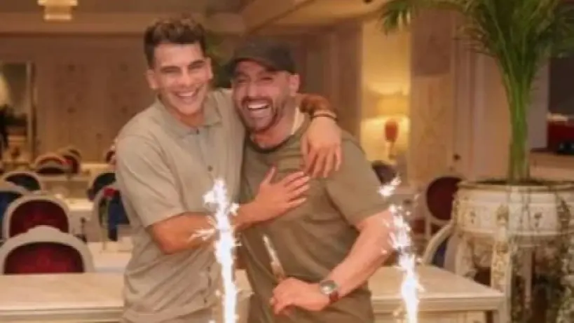 زيزو يحتفل مع السقا بعرض فيلم "أحمد وأحمد" فى دبى