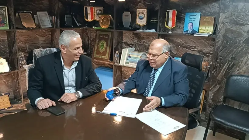 أحمد جميل رضوان يهنئ النائب ناجي الشهابي بتعيينه في مجلس الشيوخ