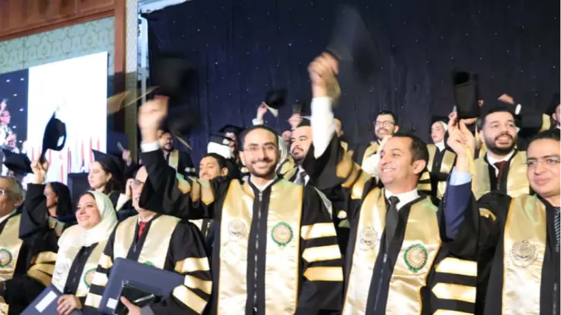 الأكاديمية العربية للعلوم تحتفل بتخريج دفعة جديدة من كلية الدراسات العليا