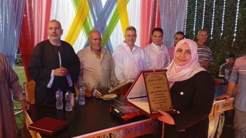 رابطة محبي الأزهر تكرم أبنائها في شبرا بخوم (صور)