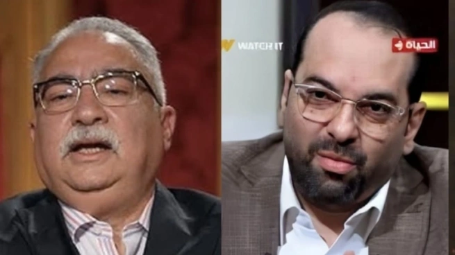 الشيخ خالد الجمل والإعلامي إبراهيم عيسى