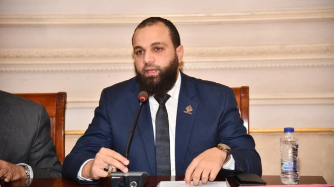 النائب محمود سمير تركي عضو مجلس الشيوخ عن حزب النور