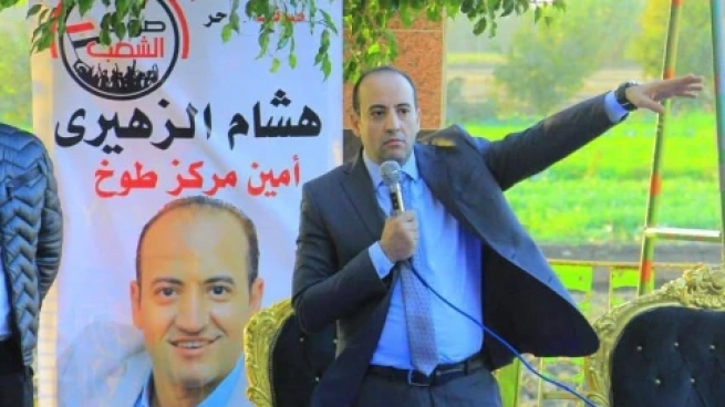 هشام الزهيري أمين حزب صوت الشعب في طوخ